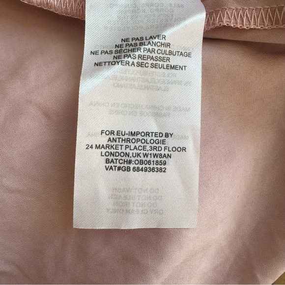 BHLDN Rosaline Mauve Lace Dress Medium NWOT Anthropologie Wedding Guest Cocktail - Picture 8 of 14